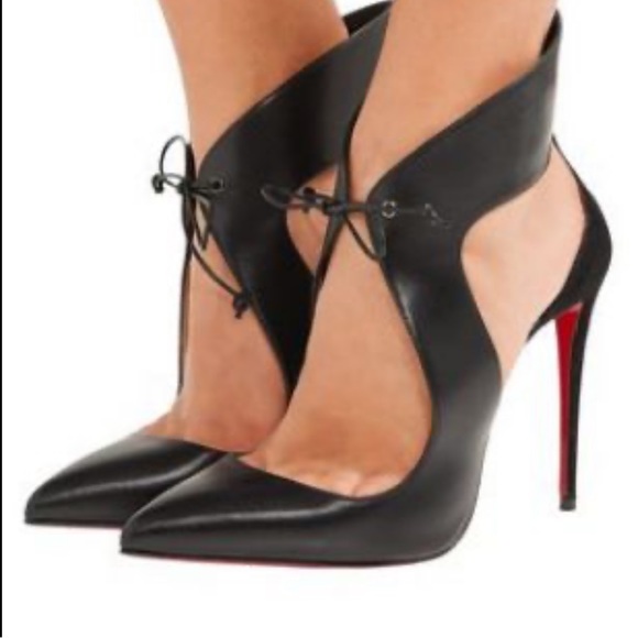 Christian Louboitin leather shoes size EU 39 like new condition ❗️AUTHENTIC - Picture 2 of 10